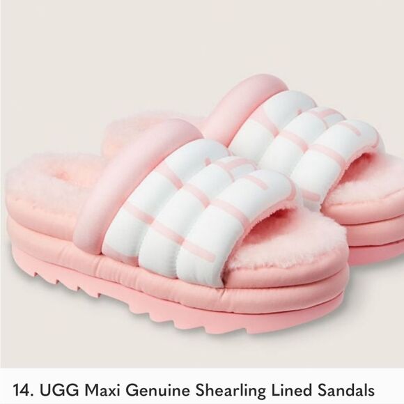 UGG Maxi Shearling Sandals - Picture 2 of 6